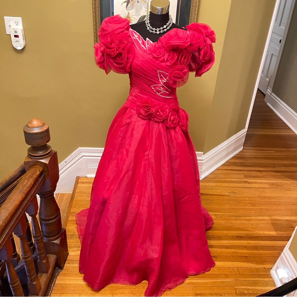 80s prom dress